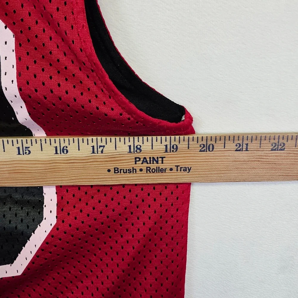 Kids Street Heat Basketball Jersey Number 10 Red Black Sleeveless Size XL 14‎ 16